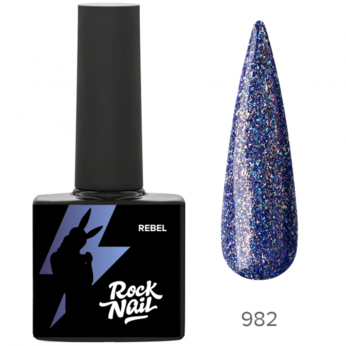 Гель-лак RockNail Rebel 982 Blurry Photo