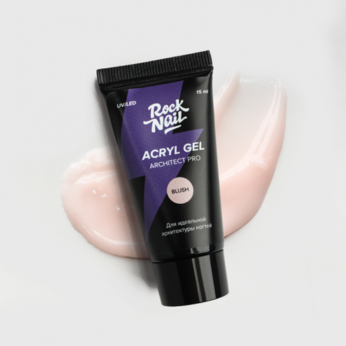 Акригель Rocknail Blush, 15 мл
