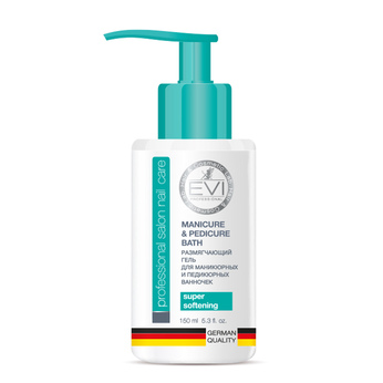 EVI professional Размягчающий гель для маникюрных и педикюрных ванночек 150мл.
