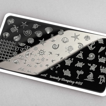 Пластина Arti for you with Swanky Stamping 08