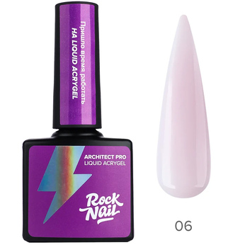 Жидкий акригель RockNail Architect Pro Liquid Acrygel 06 Balm Dot Com