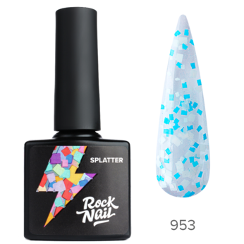 Гель-лак RockNail Splatter 953 Painter overalls