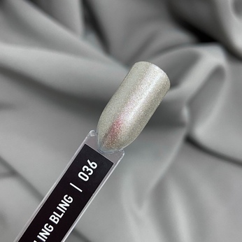 Лак для ногтей профессиональный укрепляющий с биокерамикой/ Nail Polish PROLAC+bioceramics, 12.5 мл (036 Bling bling)