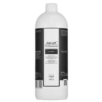 Gel*off Ср-во для обезжиривания ногтей и снятия липкого слоя Cleaner Professional 