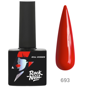 Гель-лак RockNail Kill Kisses 693 Russian Red