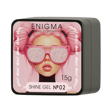Гель для наращивания ENIGMA Shine gel 02 15g.