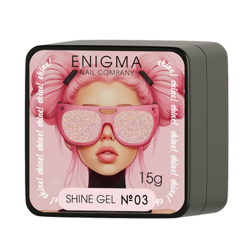 Гель для наращивания ENIGMA Shine gel 03 15g.