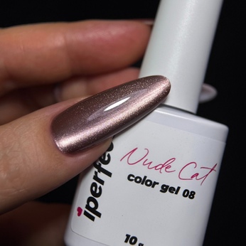 Гель-лак iPerfect Nude cat color gel 10g - 08