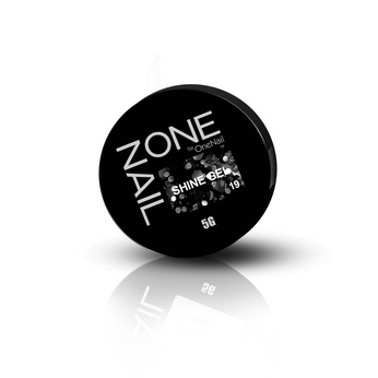 Глиттер гель ONE NAIL SHINE 19 5g.
