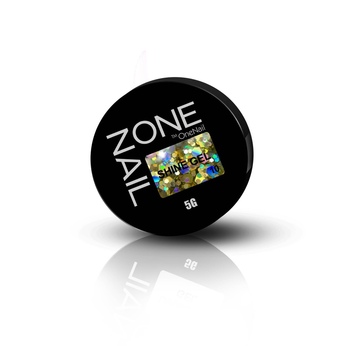 Глиттер гель ONE NAIL SHINE 10 5g.