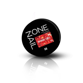 Глиттер гель ONE NAIL SHINE 14 5g.