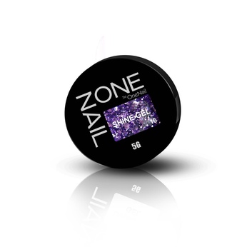 Глиттер гель ONE NAIL SHINE 16 5g.