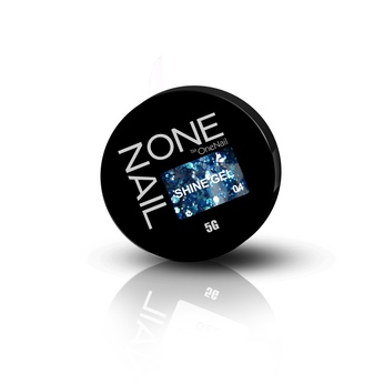 Глиттер гель ONE NAIL SHINE 04 5g.