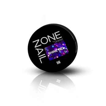 Глиттер гель ONE NAIL SHINE 11 5g.