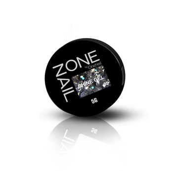 Глиттер гель ONE NAIL SHINE 05 5g.